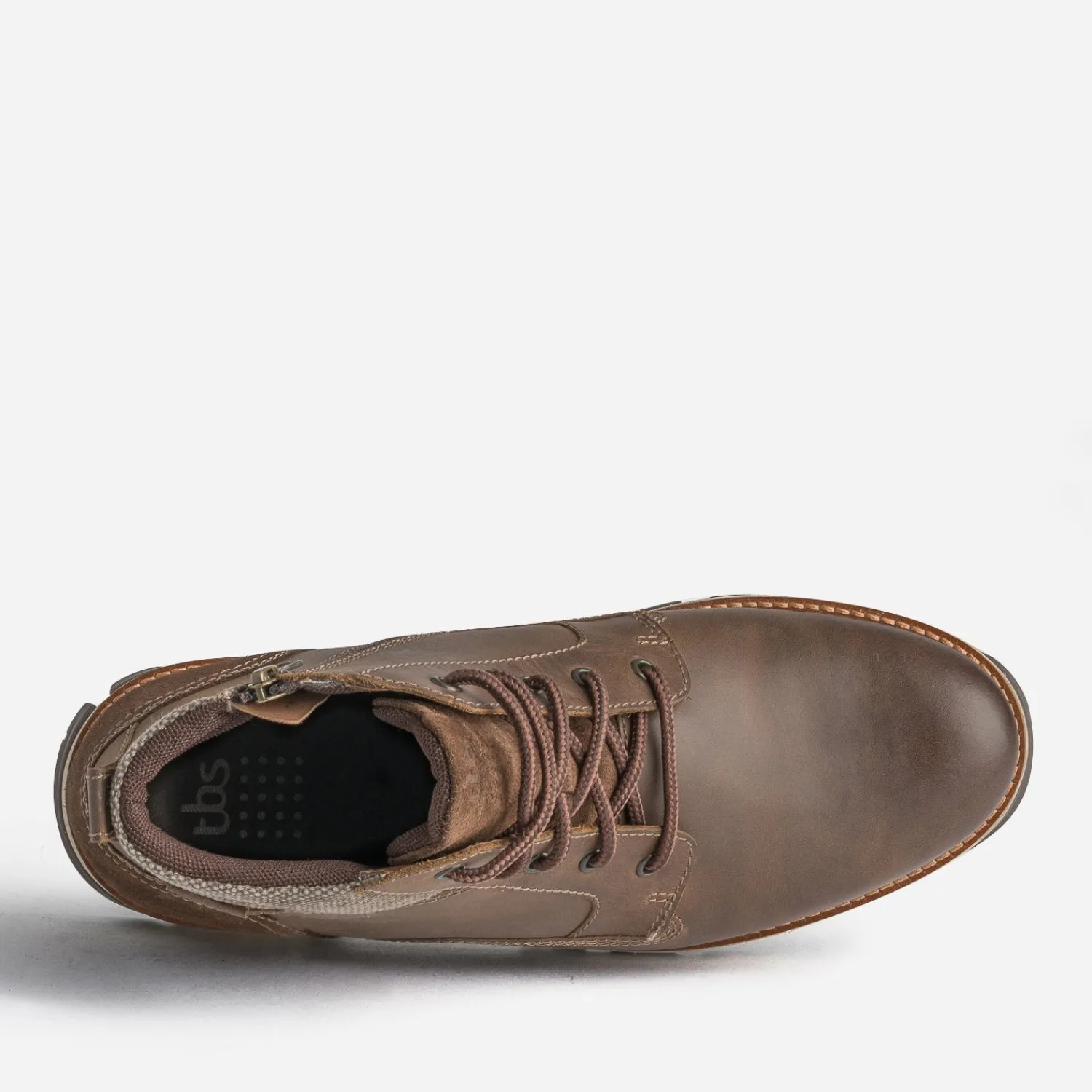 Tbs Boots^Boots à lacet marron en cuir COGNAC