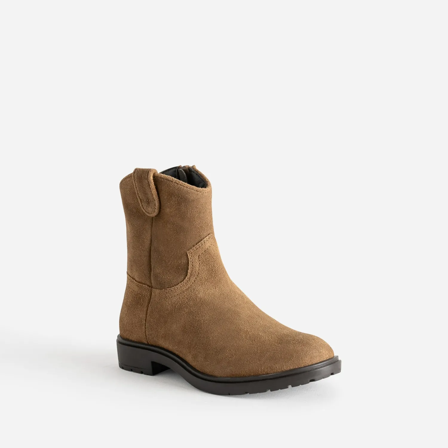 Buggy Boots^Boots cuir velours CAMEL