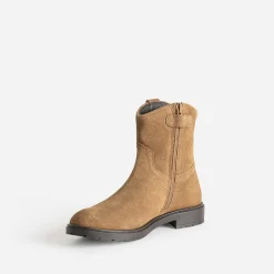 Buggy Boots^Boots cuir velours CAMEL