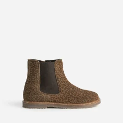 Buggy Boots^Boots marron cuir velours léopard MULTICOLORE