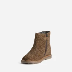 Buggy Boots^Boots marron cuir velours léopard MULTICOLORE