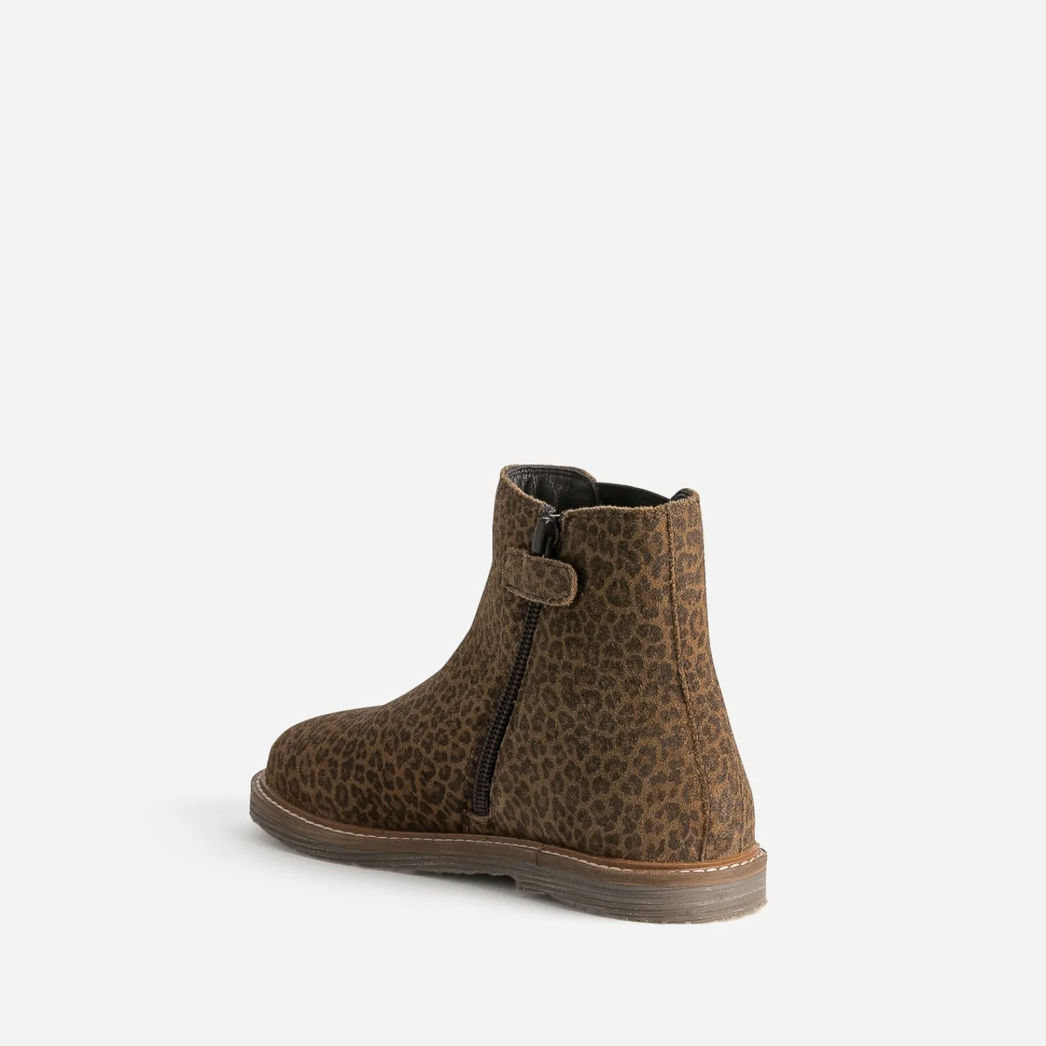 Buggy Boots^Boots marron cuir velours léopard MULTICOLORE