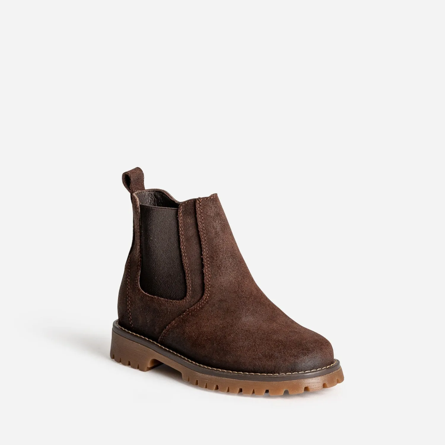 Buggy Chaussures Montantes^Boots en cuir velours MARRON