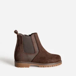 Buggy Chaussures Montantes^Boots en cuir velours MARRON