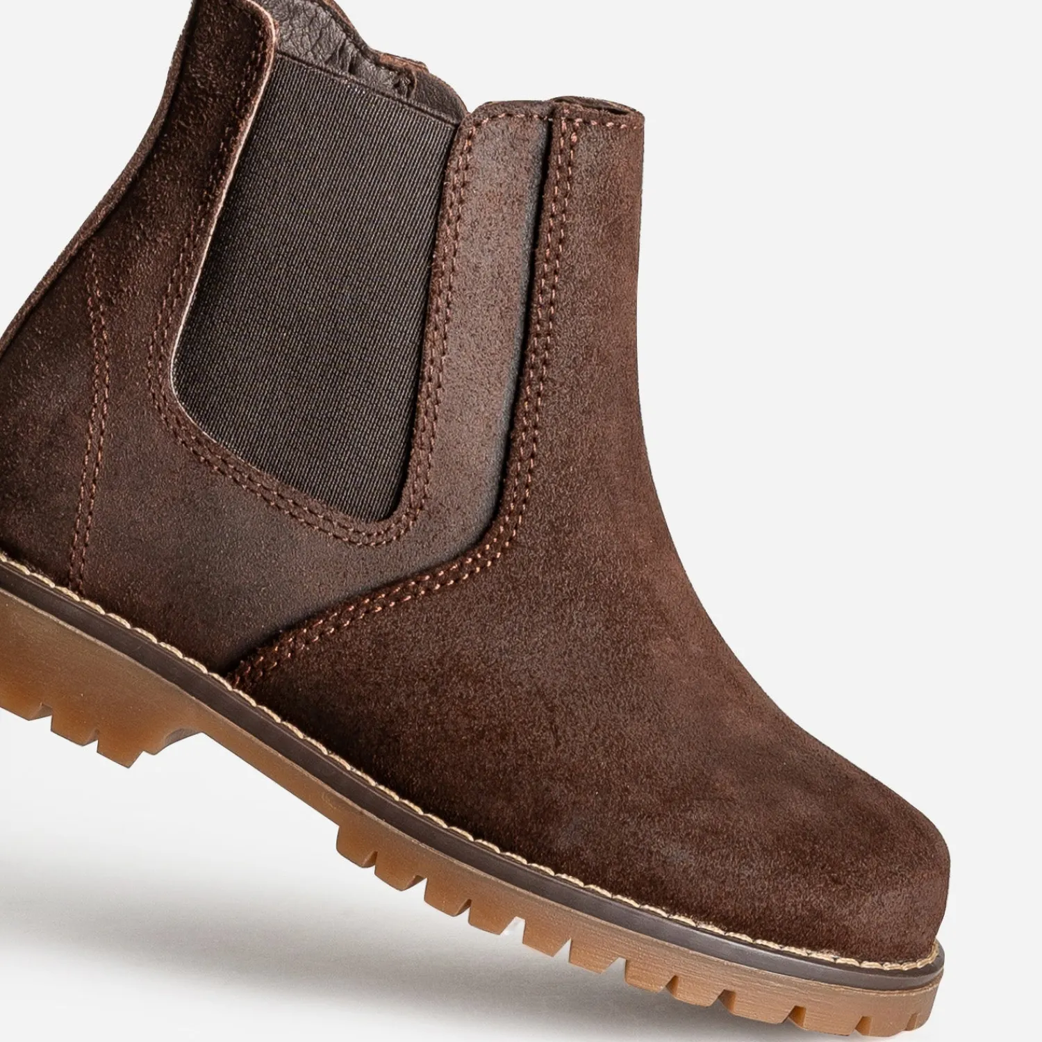 Buggy Chaussures Montantes^Boots en cuir velours MARRON