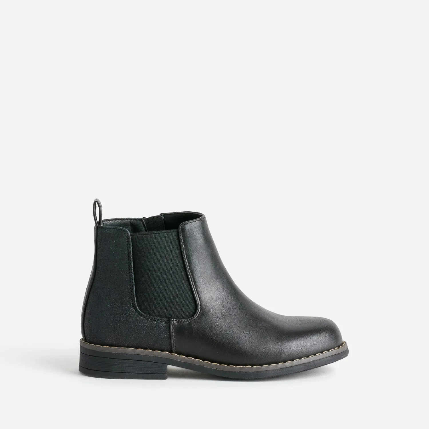 Buggy Boots^Boots détails pailletés NOIR
