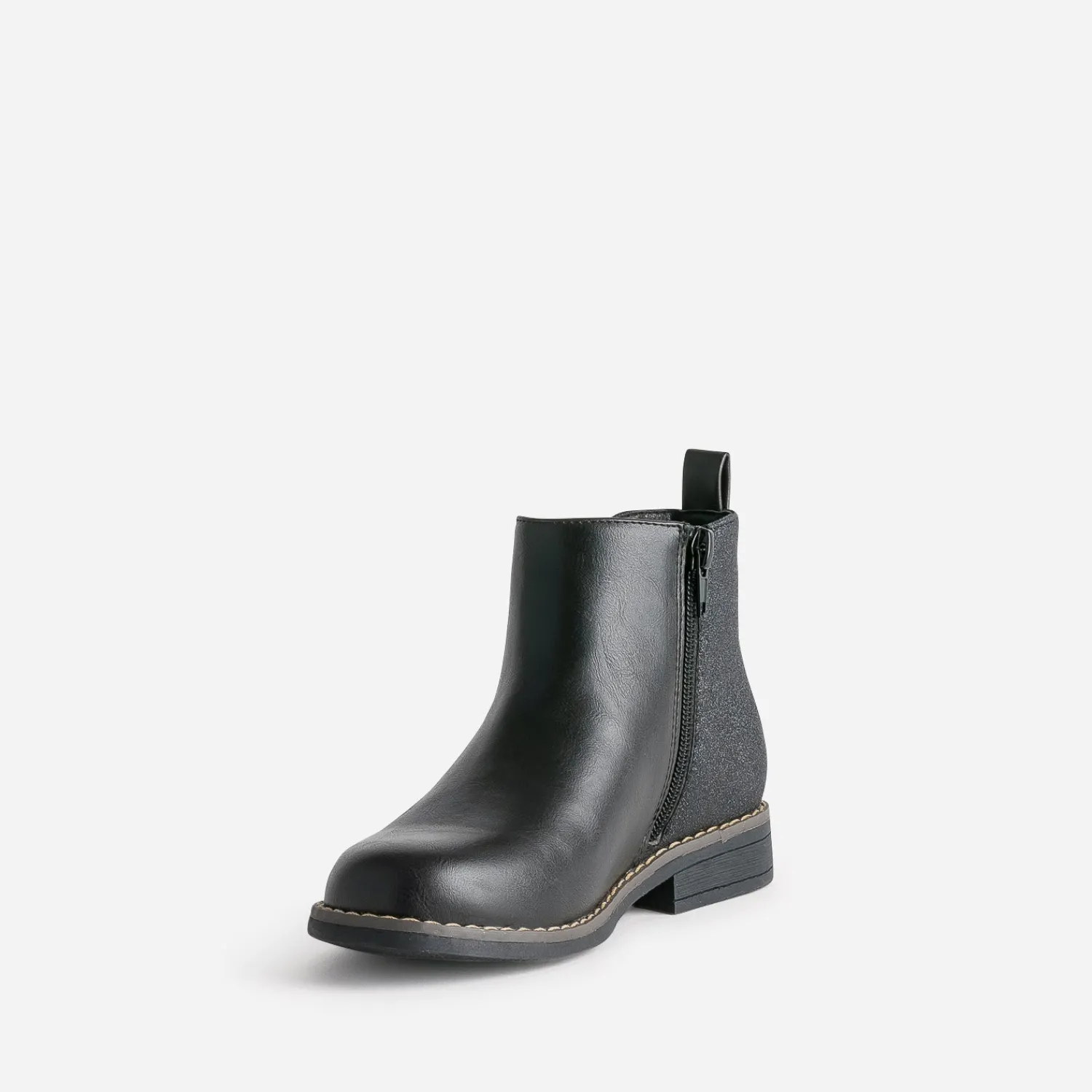 Buggy Boots^Boots détails pailletés NOIR