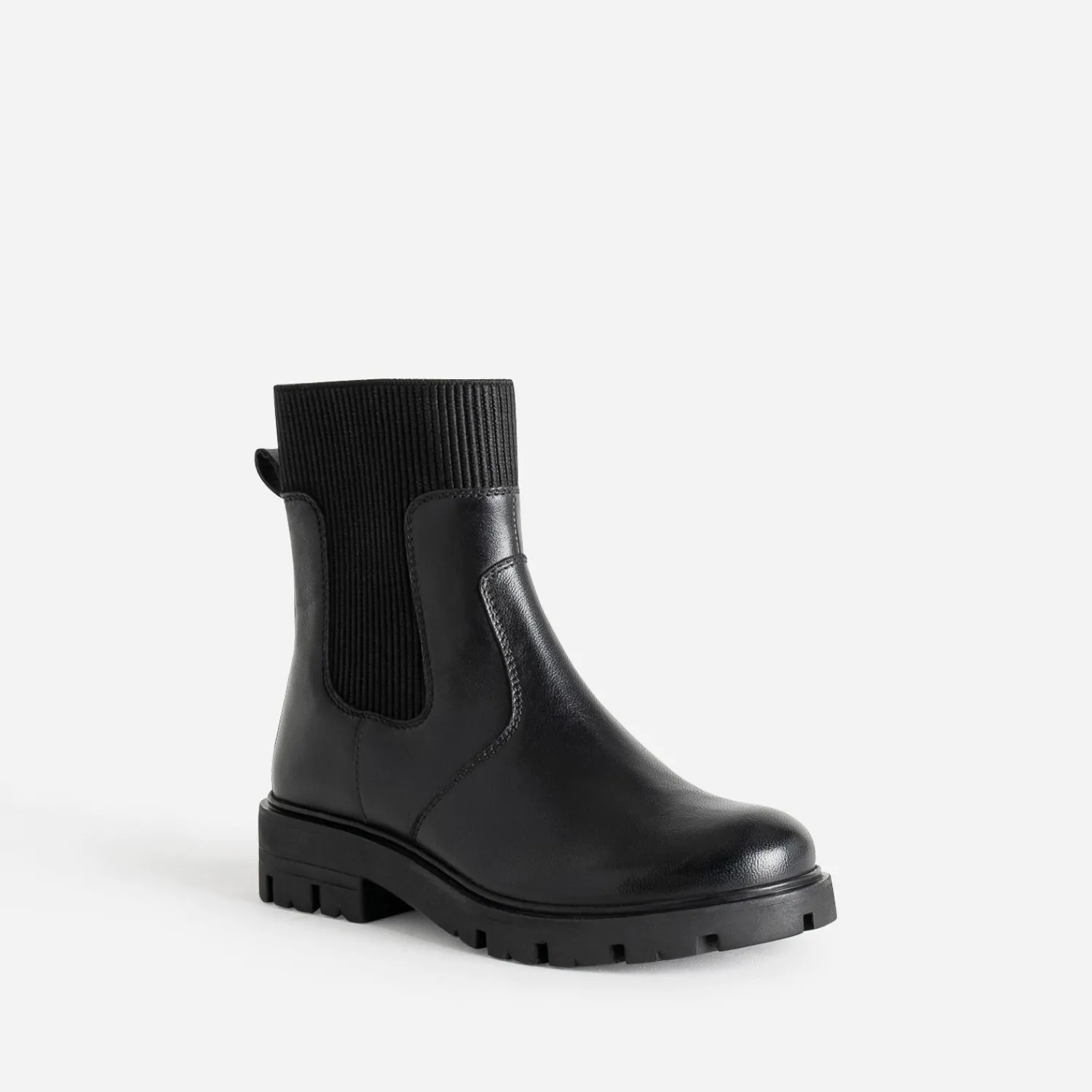 Buggy Boots^Boots en cuir NOIR