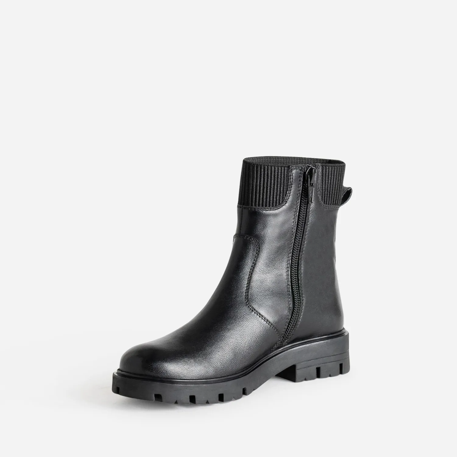 Buggy Boots^Boots en cuir NOIR