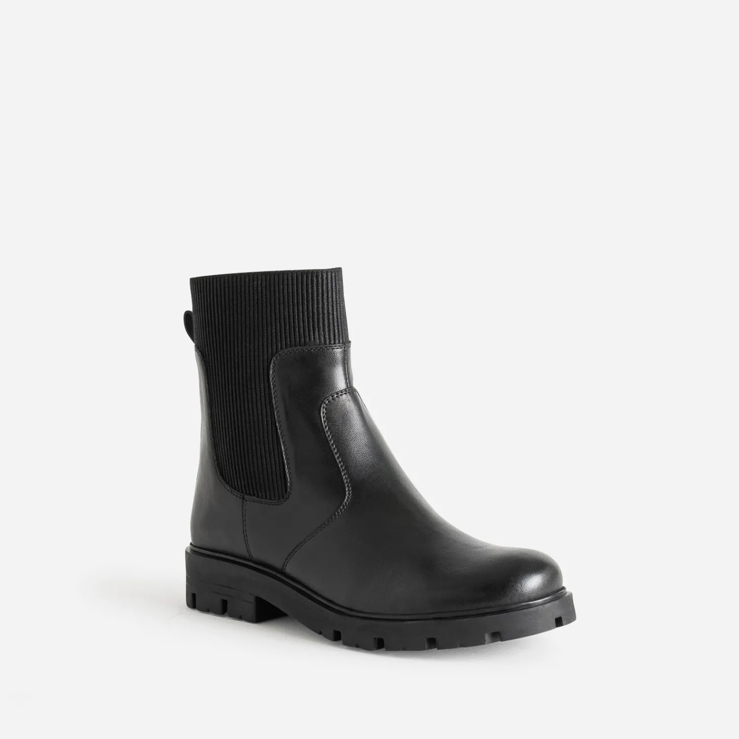 Buggy Boots^Boots en cuir NOIR