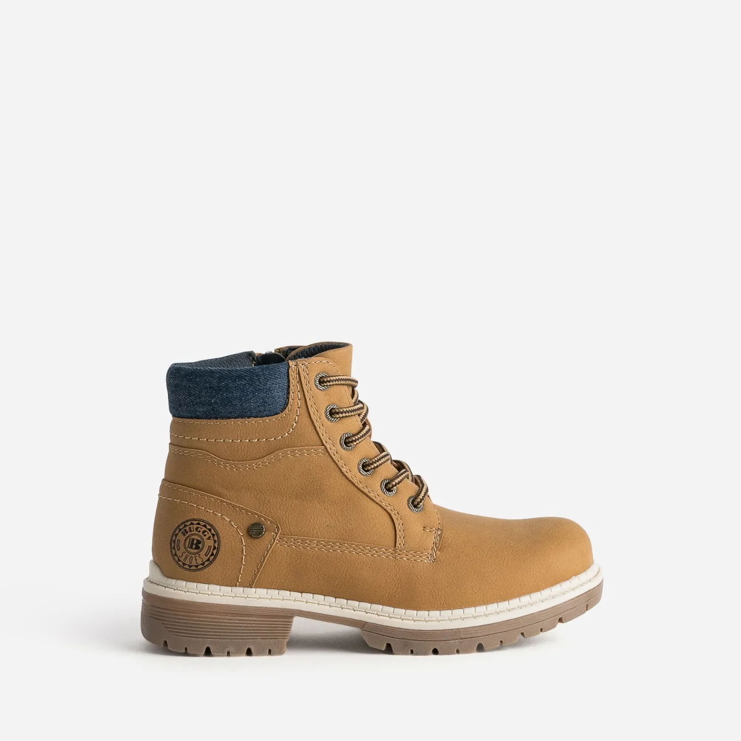 Buggy Chaussures Montantes^Boots ocre et marine CAMEL