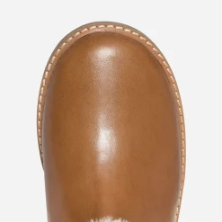 Eram Boots^Boots en cuir avec empiècement amovible CAMEL