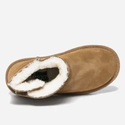 Eram Boots^Boots suédé et fourré CAMEL
