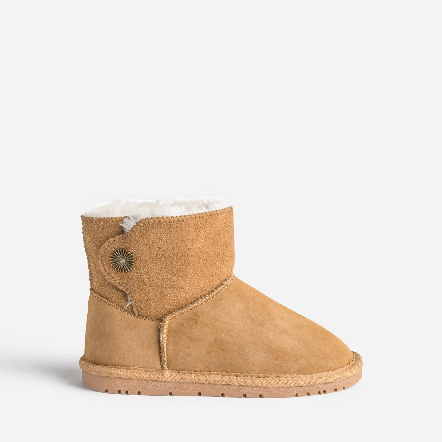 Buggy Boots^Boots suédé fourré CAMEL