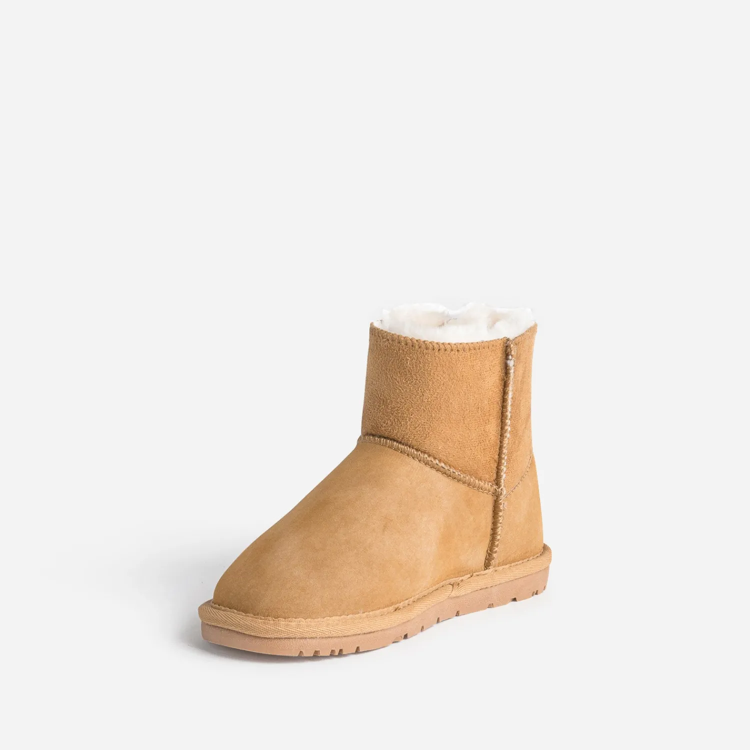 Buggy Boots^Boots suédé fourré CAMEL