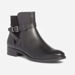 Caprice Boots^Boots à bride cloutée NOIR