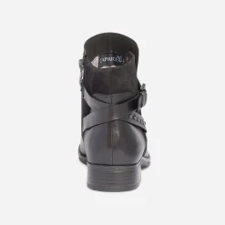 Caprice Boots^Boots à bride cloutée NOIR