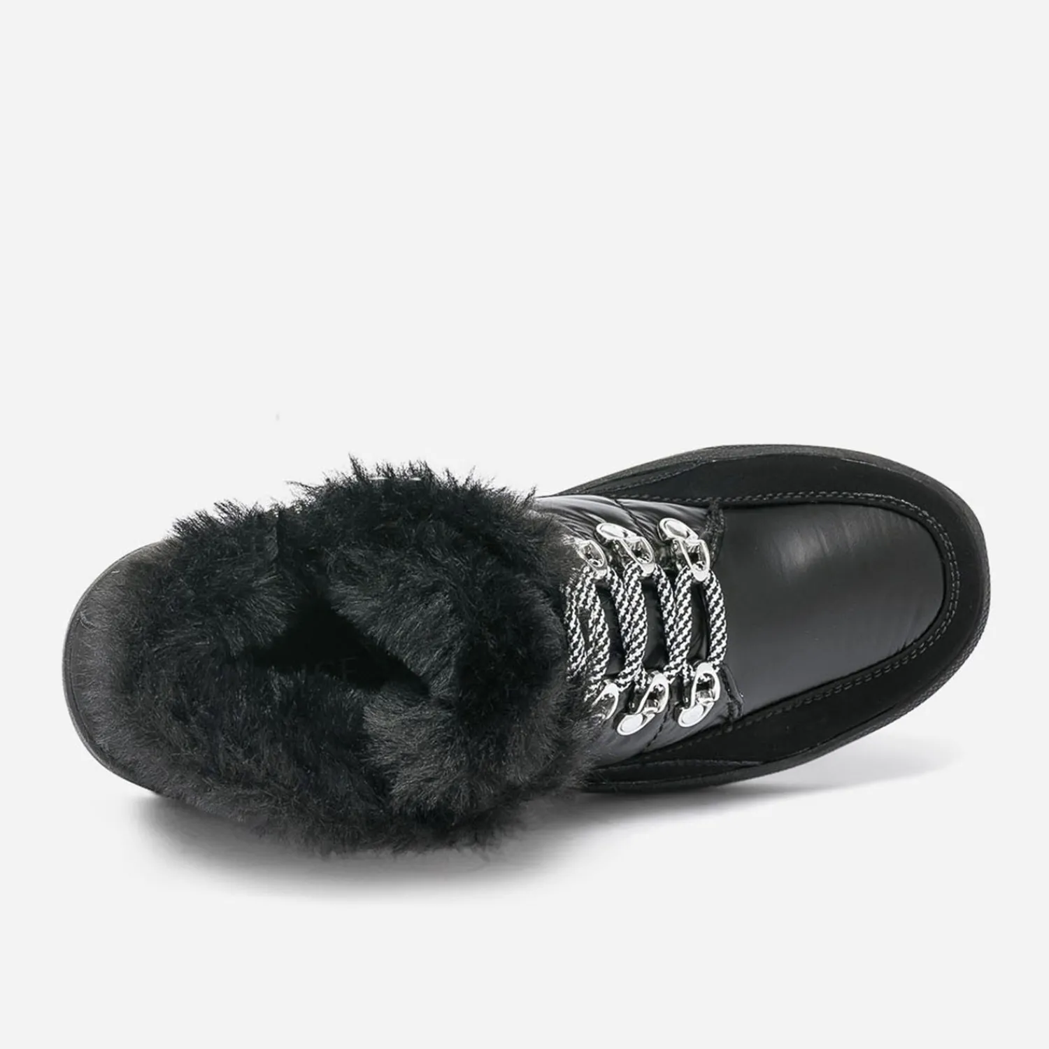 Caprice Boots^Boots bi matière fourré NOIR