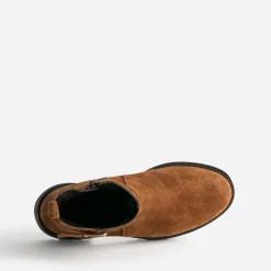 Eram Boots^Boots éco-conçu à semelle crantée CAMEL
