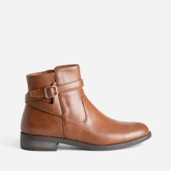 Eram Boots^Boots avec bride cheville COGNAC