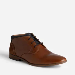 Eram Boots^Boots en cuir COGNAC