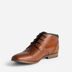Eram Boots^Boots en cuir COGNAC