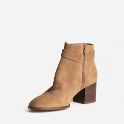 Eram Flex Boots^Boots en cuir velours BEIGE