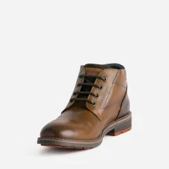 Fluchos Boots^Boots en cuir CAMEL