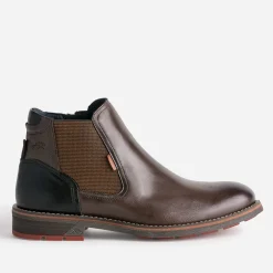 Fluchos Boots^Boots en cuir MARRON