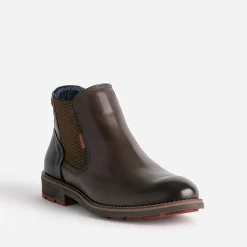 Fluchos Boots^Boots en cuir MARRON