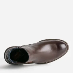 Fluchos Boots^Boots en cuir MARRON