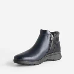 FRANCE ARNO Boots^Boots en cuir MARINE