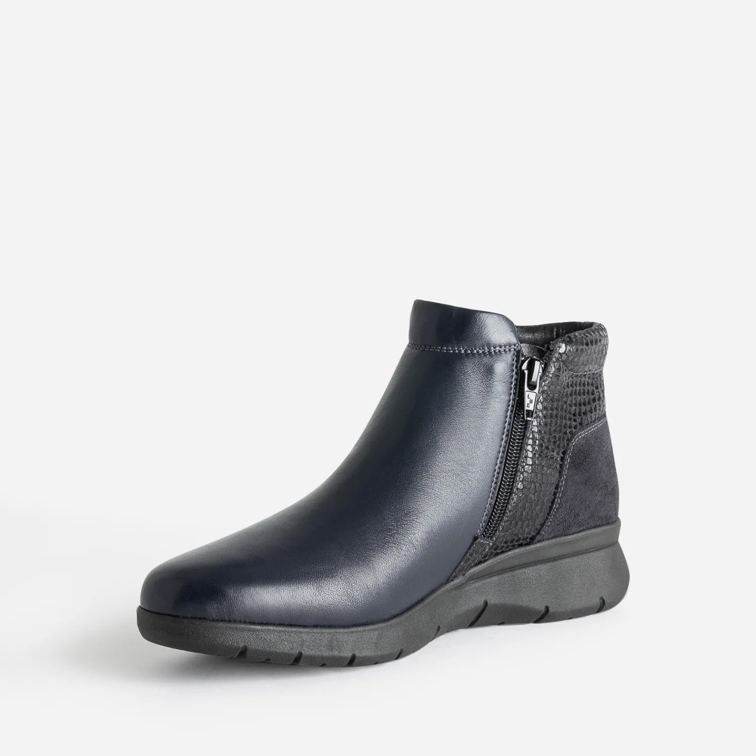 FRANCE ARNO Boots^Boots en cuir MARINE