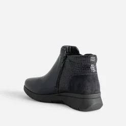FRANCE ARNO Boots^Boots en cuir MARINE