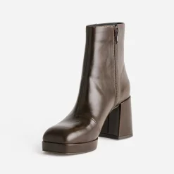 Eram Boots^Boots à plateforme MARRON