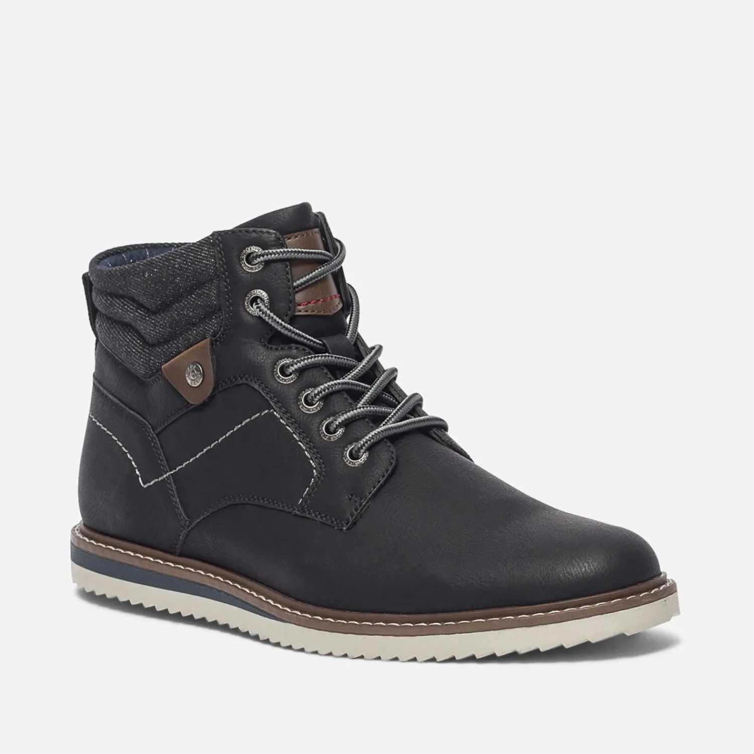 Eram Boots^Boots à lacet NOIR