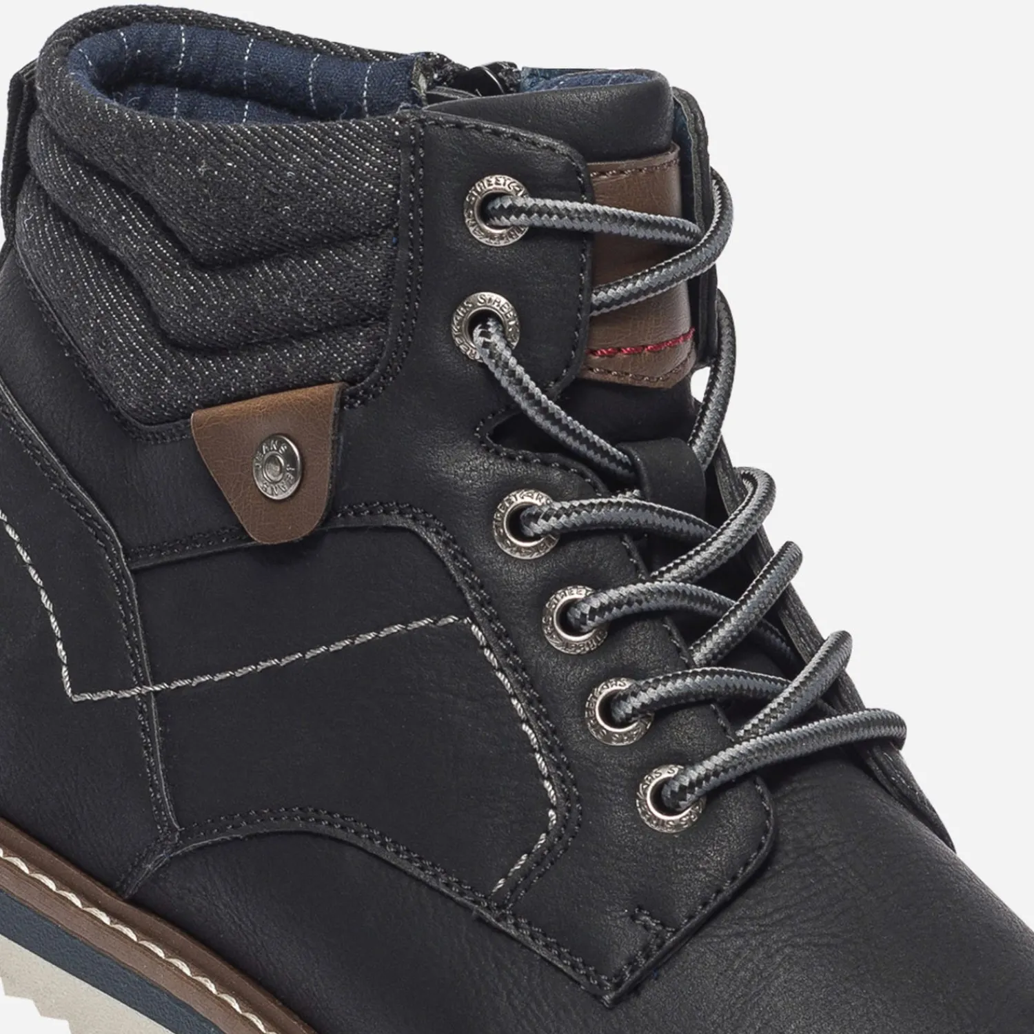 Eram Boots^Boots à lacet NOIR
