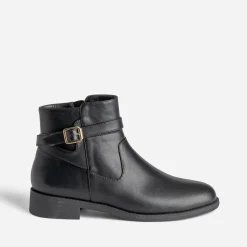 Eram Boots^Boots éco-conçu avec bride cheville NOIR