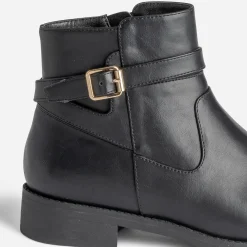 Eram Boots^Boots éco-conçu avec bride cheville NOIR