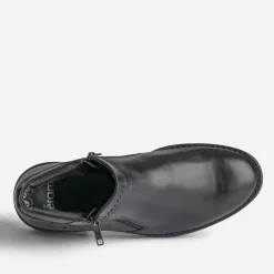 Eram Boots^Boots en cuir à double zip NOIR