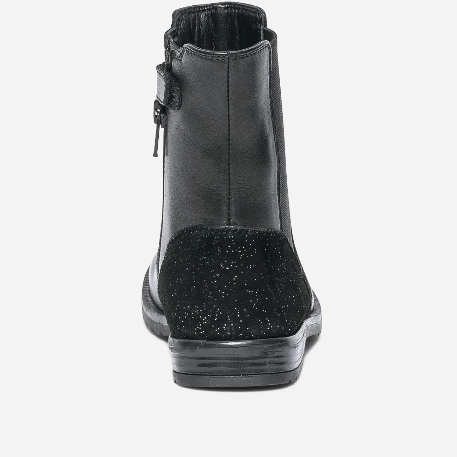 Eram Boots^Boots en cuir et cuir velours NOIR