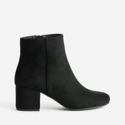 Eram Boots^Boots suédé NOIR