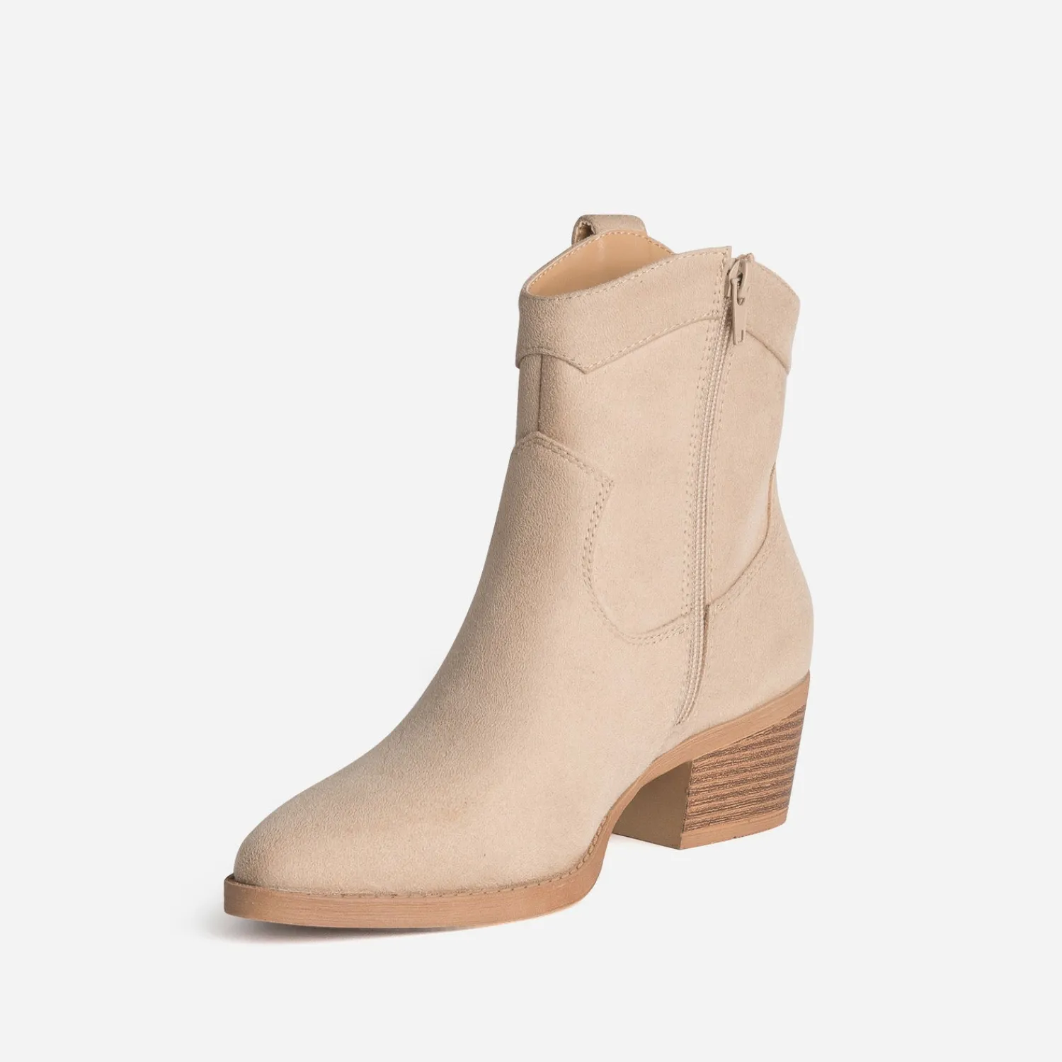 Texto Boots^Boots santiag BEIGE