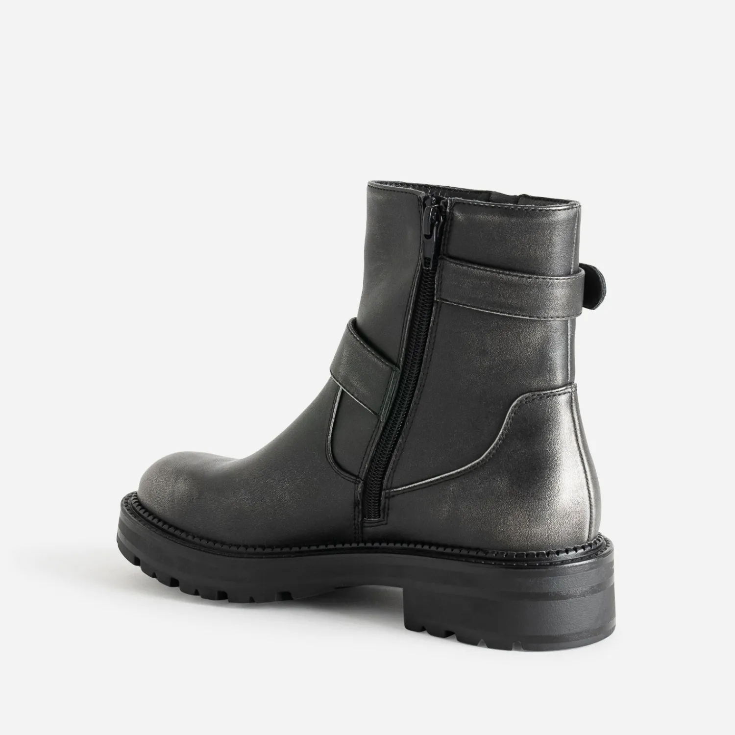 Texto Boots^Boots esprit motard GRIS