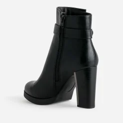 Eram Boots^Boots TEXTO à talon haut NOIR