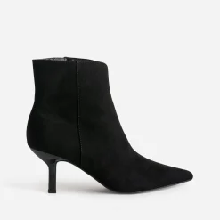 Texto Boots^Boots suédé à bout pointu NOIR