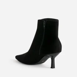 Texto Boots^Boots suédé à bout pointu NOIR