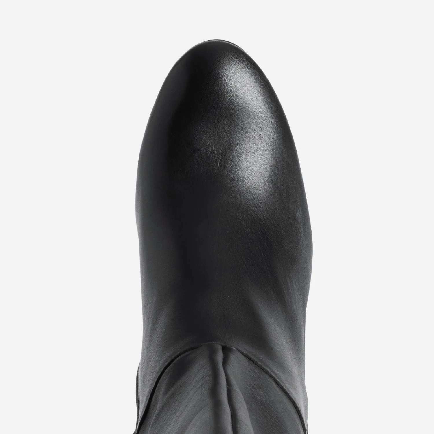 Eram Bottes^Botte à talon e en cuir NOIR