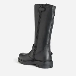 Buggy Bottes^Botte cuir esprit motard NOIR