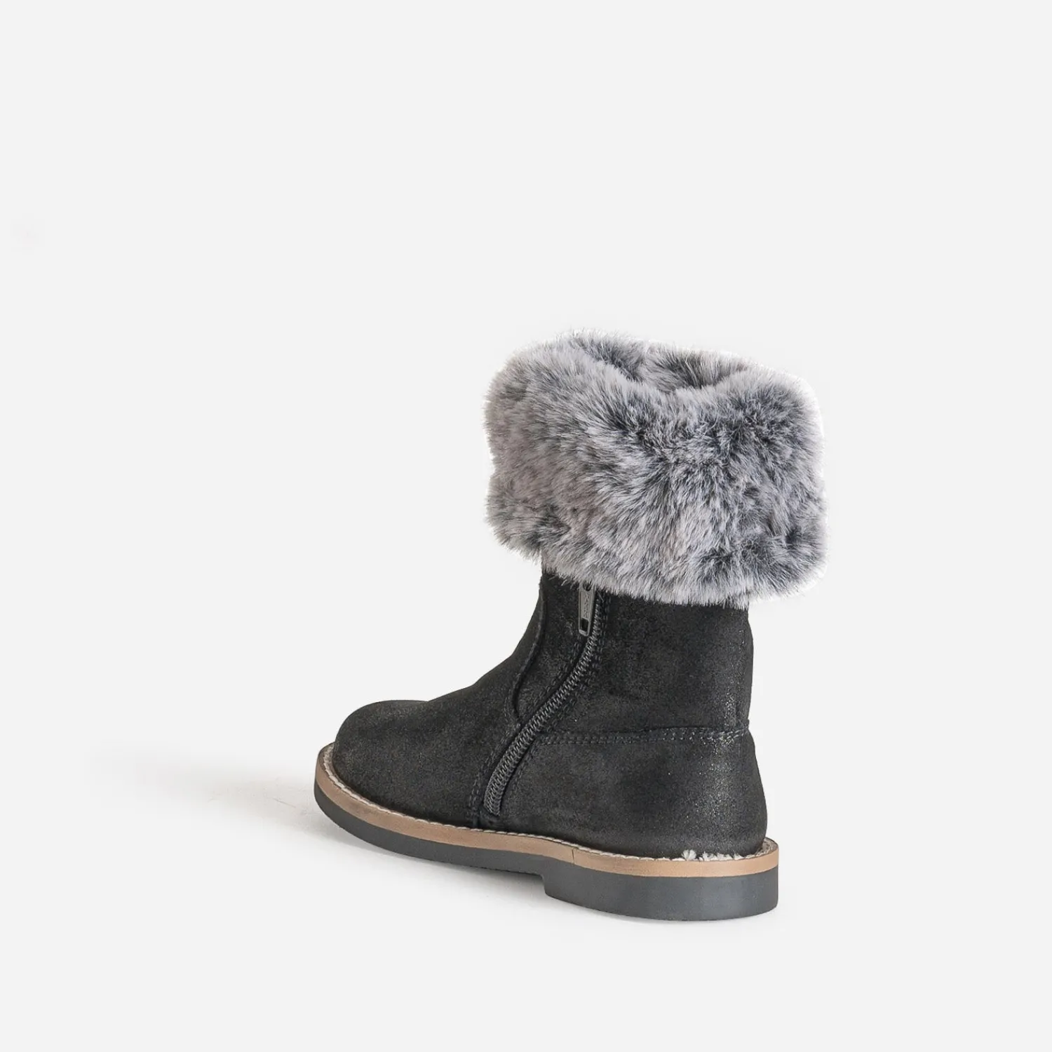 Buggy Bottes^Botte e cuir velours tige fourrée NOIR